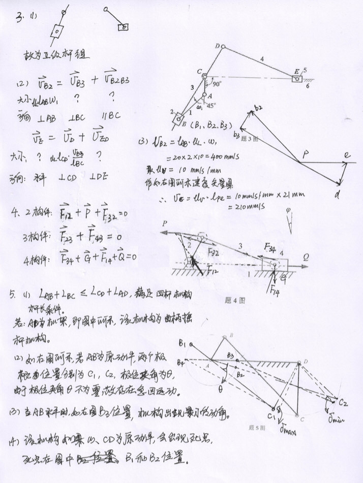 2015年中国矿业大学机械原理考研真题及答案,中国矿业大学机械原理,中国矿业大学,机械原理,第2张