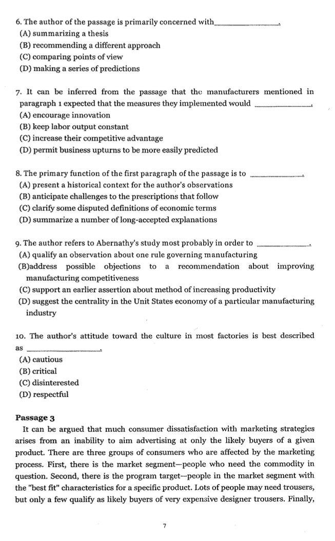 2011年对外经济贸易大学211翻译硕士英语考研真题及答案,对外经济贸易大学翻译硕士英语,对外经济贸易大学,翻译硕士英语,第7张