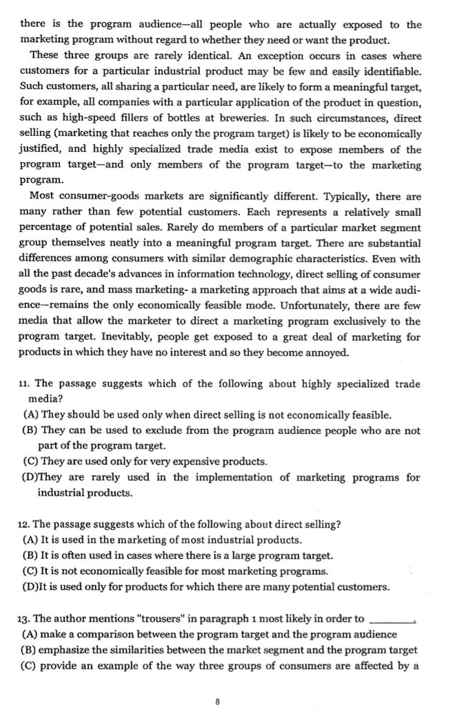 2011年对外经济贸易大学211翻译硕士英语考研真题及答案,对外经济贸易大学翻译硕士英语,对外经济贸易大学,翻译硕士英语,第8张