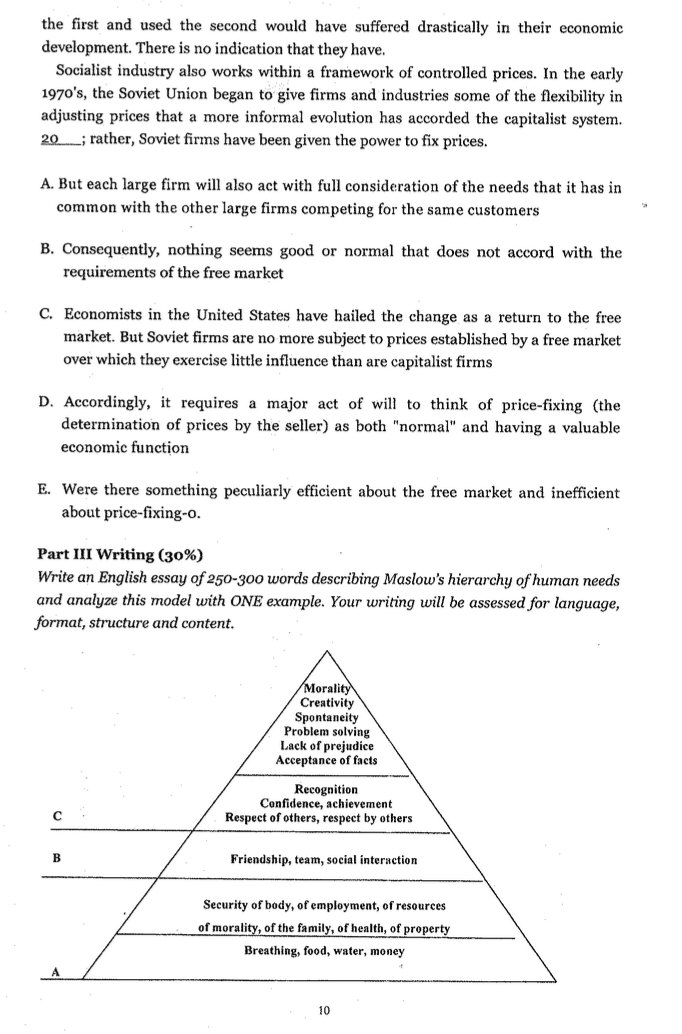 2011年对外经济贸易大学211翻译硕士英语考研真题及答案,对外经济贸易大学翻译硕士英语,对外经济贸易大学,翻译硕士英语,第10张