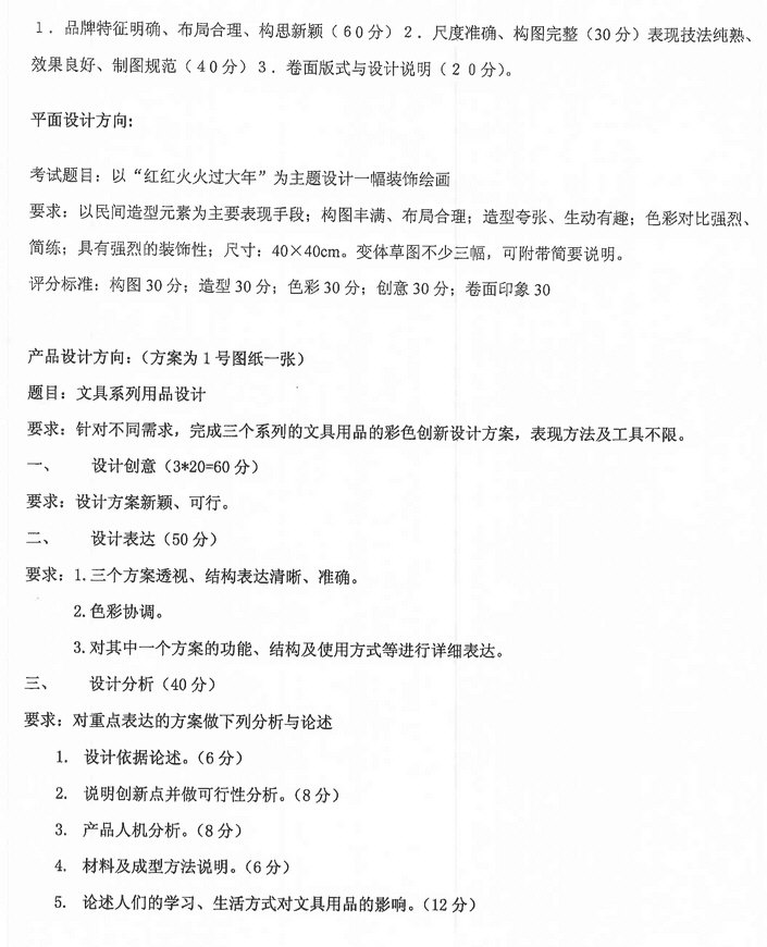 2007-2012年河北工业大学501专业设计考研真题,河北工业大学专业设计,河北工业大学,专业设计,第2张