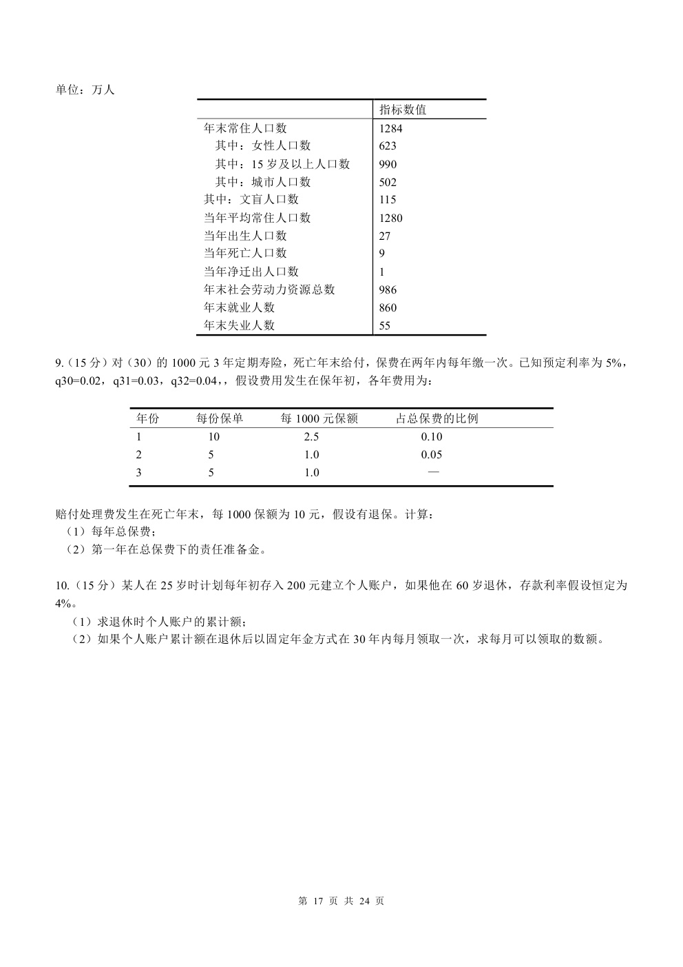 2000-2015年中国人民大学805统计学考研真题,中国人民大学统计学,中国人民大学,统计学,第17张