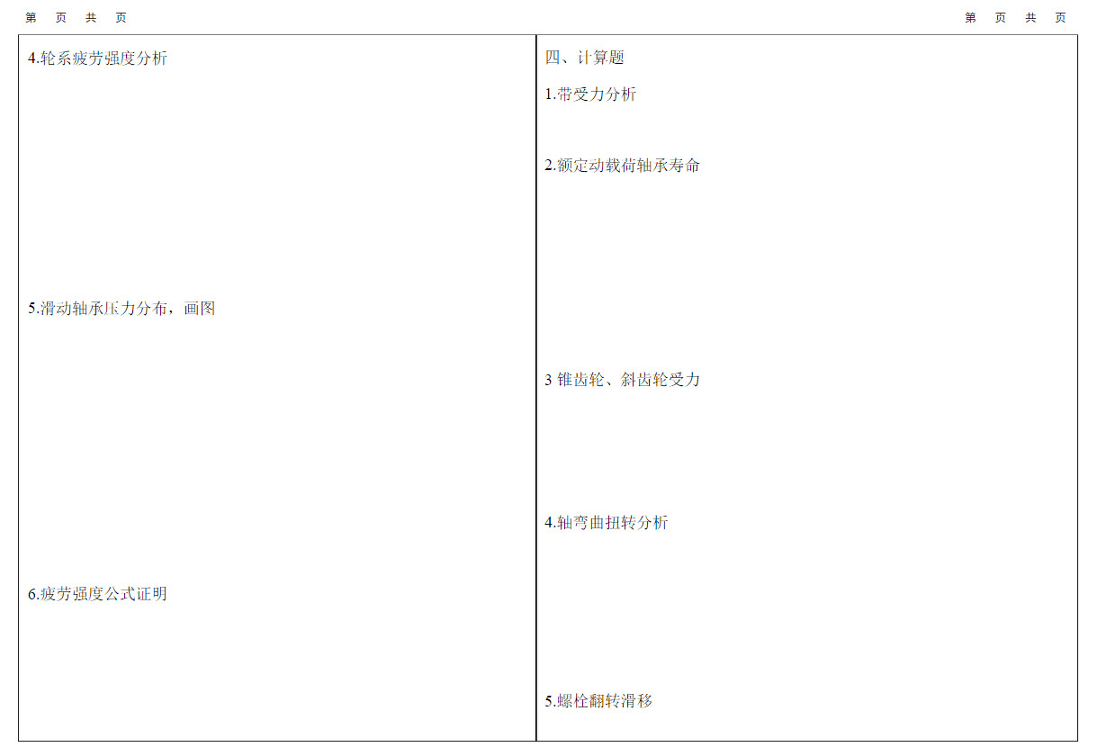 2015年上海大学机械设计考研真题,上海大学机械设计,上海大学,机械设计,第2张