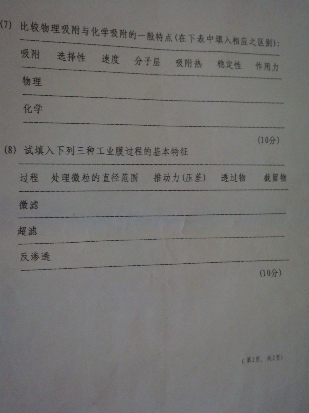 2010年南京工业大学化工院化工英语和例题考研复试资料,南京工业大学,第2张