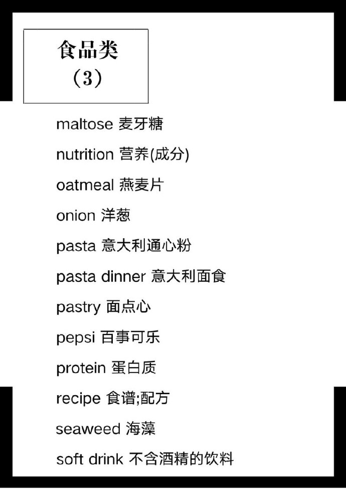刘一男：阅读背景词汇-食品专业类,刘一男,第4张