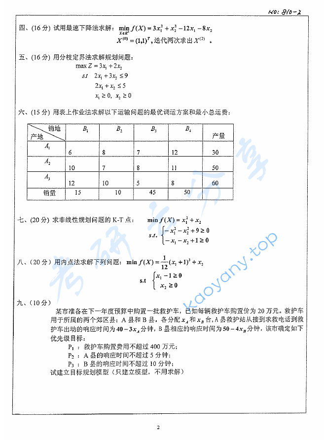 2008年北京科技大学810运筹学考研真题,image.png,北京科技大学运筹学,北京科技大学,运筹学,第2张