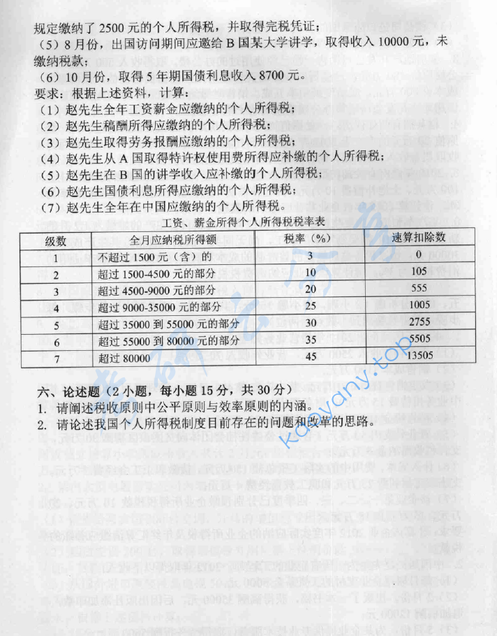 2015年中央财经大学433税务专业基础考研真题,image.png,中央财经大学税务专业基础,中央财经大学,税务专业基础,第6张