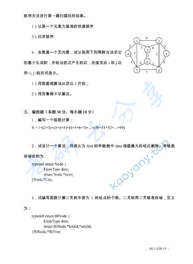 2013年上海海事大学821数据结构考研真题,image.png,上海海事大学数据结构,上海海事大学,数据结构,第5张