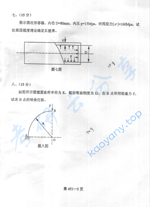 2003年北京航空航天大学451材料力学考研真题,image.png,北京航空航天大学材料力学,北京航空航天大学,材料力学,第5张
