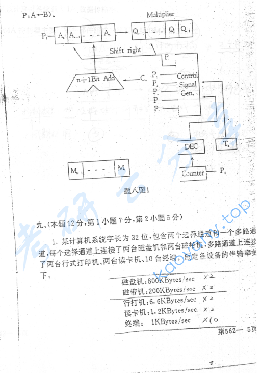 1999年北京航空航天大学562数理逻辑与计算机组成原理考研真题,image.png,北京航空航天大学数理逻辑与计算机组成原理,北京航空航天大学,数理逻辑与计算机组成原理,第5张