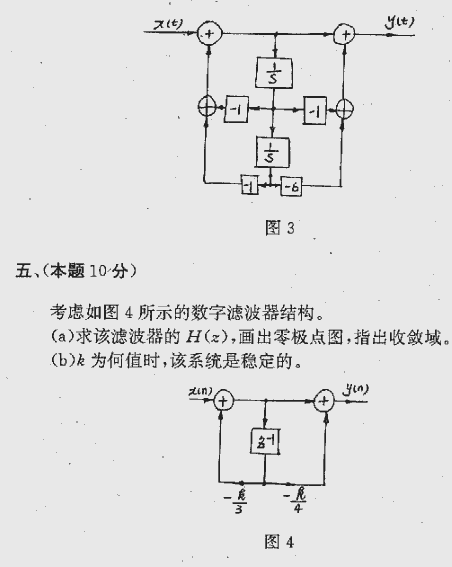 2000年北京航空航天大学信号与系统考研真题,北京航空航天大学信号与系统,北京航空航天大学,信号与系统,第6张