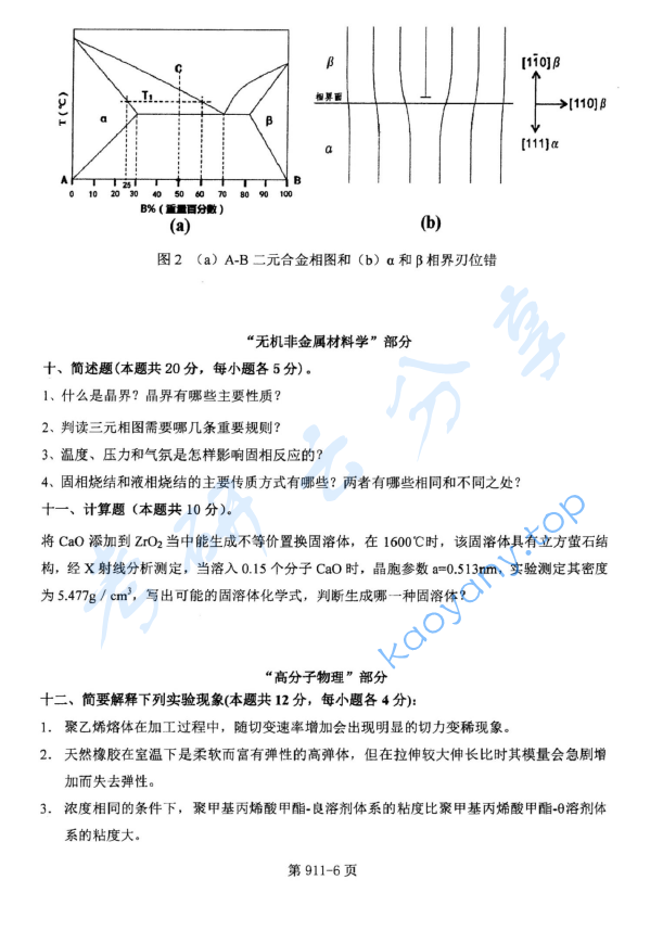 2018年北京航空航天大学911材料综合考研真题,image.png,北京航空航天大学材料综合,北京航空航天大学,材料综合,第6张