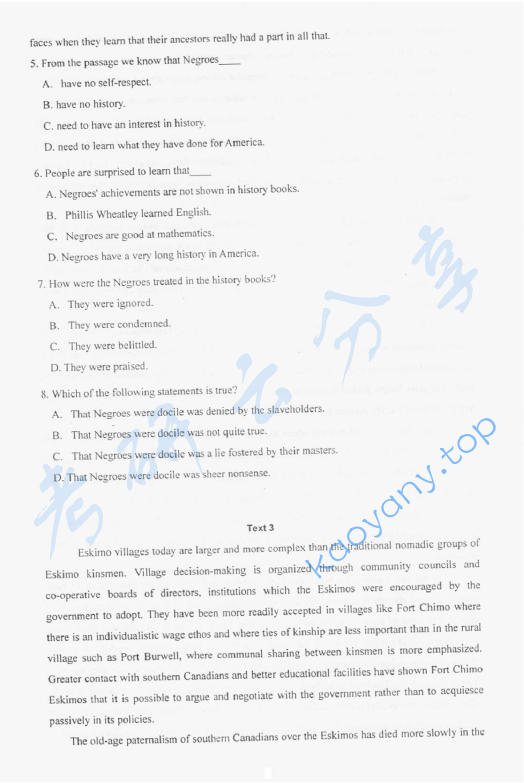 2006年华北电力大学（北京）基础英语考研真题,image.png,华北电力大学基础英语,华北电力大学,基础英语,第4张