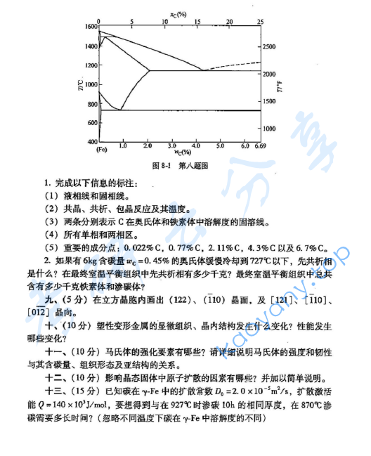 2008年北京工业大学材料科学基础考研真题及答案,image.png,北京工业大学材料科学基础,北京工业大学,材料科学基础,第3张