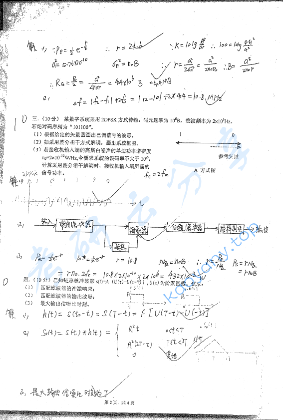 2004-2005年南京邮电大学通信系统原理第一学期期末试题,image.png,南京邮电大学,第2张