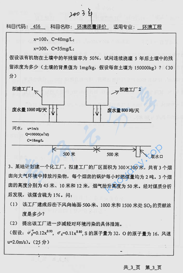 2003年北京工业大学456环境质量评价考研真题,image.png,北京工业大学环境质量评价,北京工业大学,环境质量评价,第3张