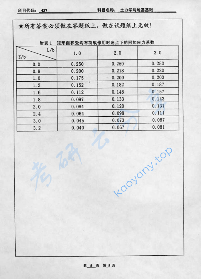 2005年北京工业大学437土力学与地基基础考研真题,image.png,北京工业大学土力学,北京工业大学,土力学,第5张