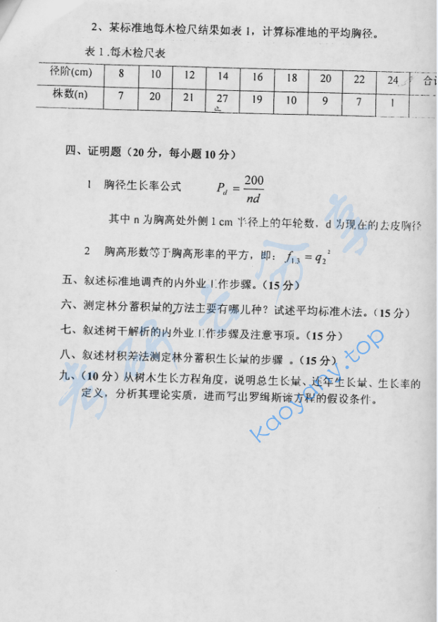2005年北京林业大学测树学考研真题,image.png,北京林业大学测树学,北京林业大学,测树学,第2张