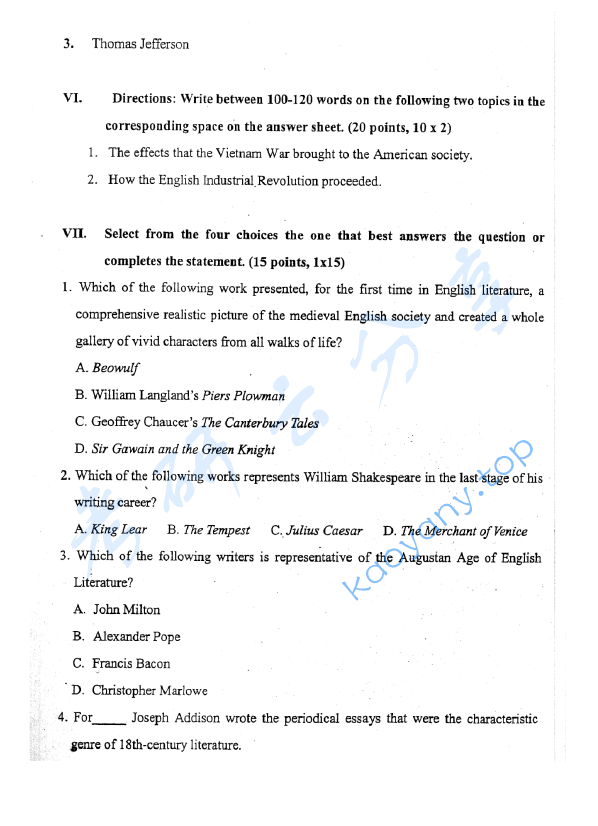 2006年北京航空航天大学821综合英语考研真题,image.png,北京航空航天大学综合英语,北京航空航天大学,综合英语,第3张