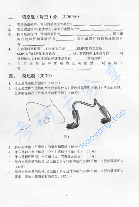 2006年北京林业大学434三维动画技术考研真题,image.png,北京林业大学三维动画技术,北京林业大学,三维动画技术,第2张