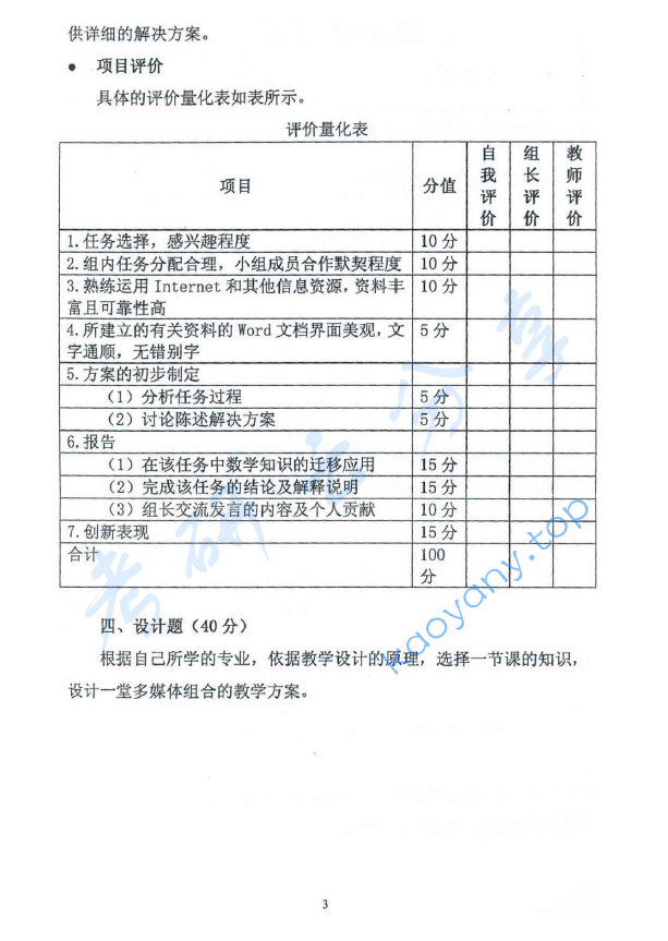 2016年赣南师范大学925现代教育技术考研真题.rar,赣南师范大学,现代教育技术,赣南师范大学现代教育技术,第3张