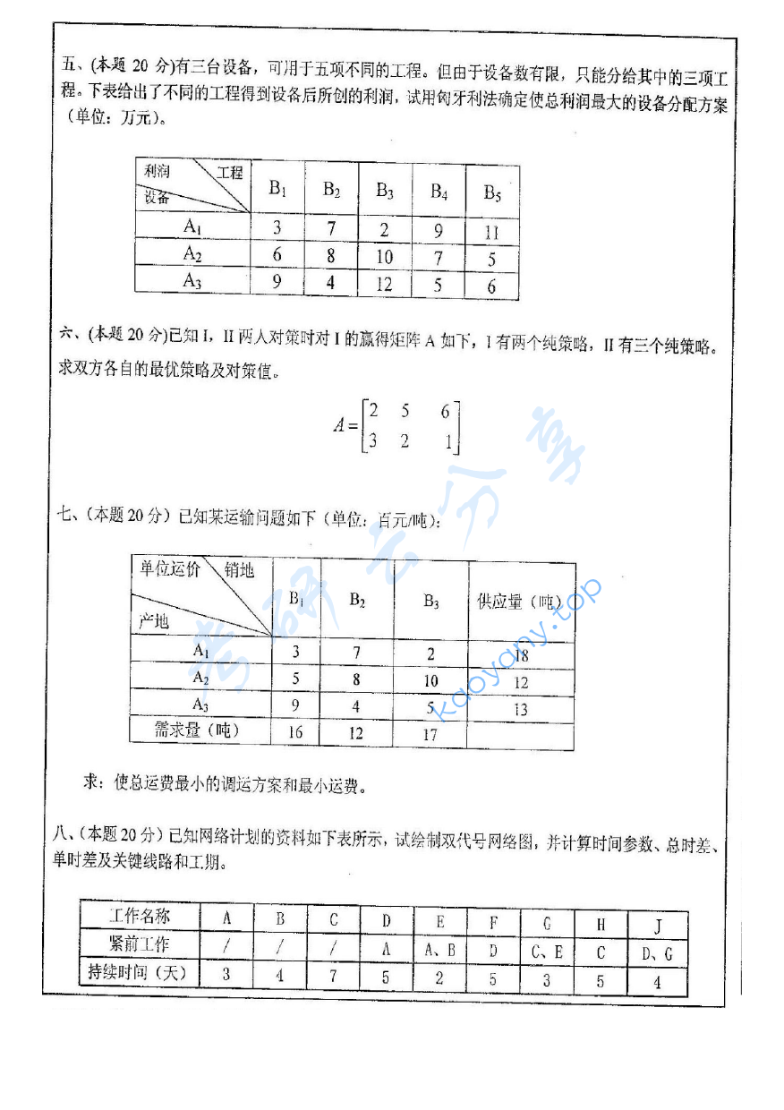 2010年中国矿业大学（徐州）430运筹学考研真题,image.png,中国矿业大学运筹学,中国矿业大学,运筹学,第3张