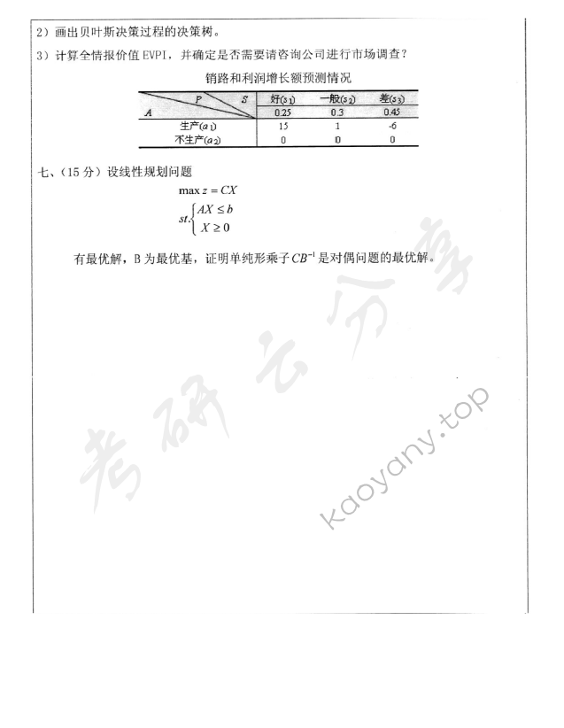 2011年深圳大学836运筹学考研真题.rar,深圳大学运筹学,深圳大学,运筹学,第3张