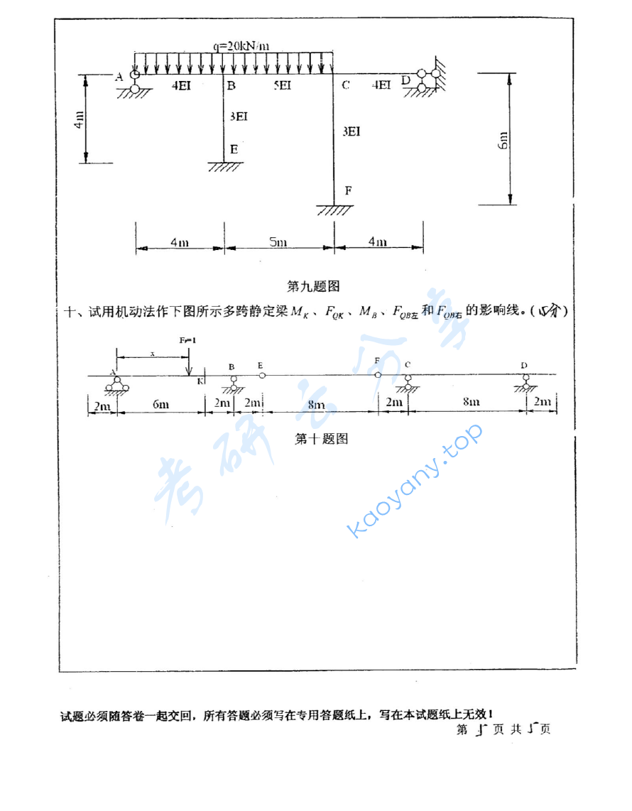 2008年中国矿业大学（徐州）812结构力学考研真题,image.png,中国矿业大学结构力学,中国矿业大学,结构力学,第5张