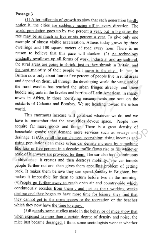 2005年中国地质大学（北京）313基础英语考研真题,中国地质大学基础英语,中国地质大学,基础英语,第5张