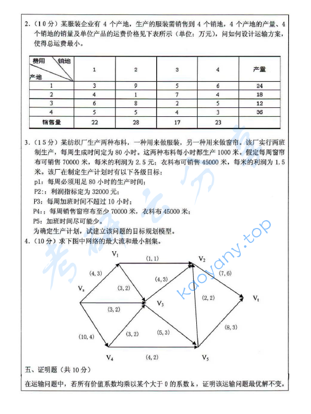2014年浙江工商大学830运筹学考研真题,image.png,浙江工商大学运筹学,浙江工商大学,运筹学,第3张
