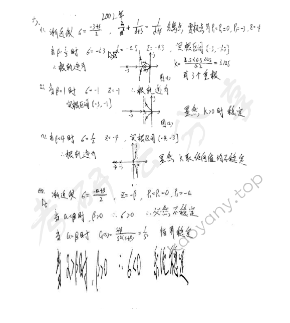 2002年北京理工大学410自动控制理论考研真题,北京理工大学自动控制理论,北京理工大学,自动控制理论,第3张