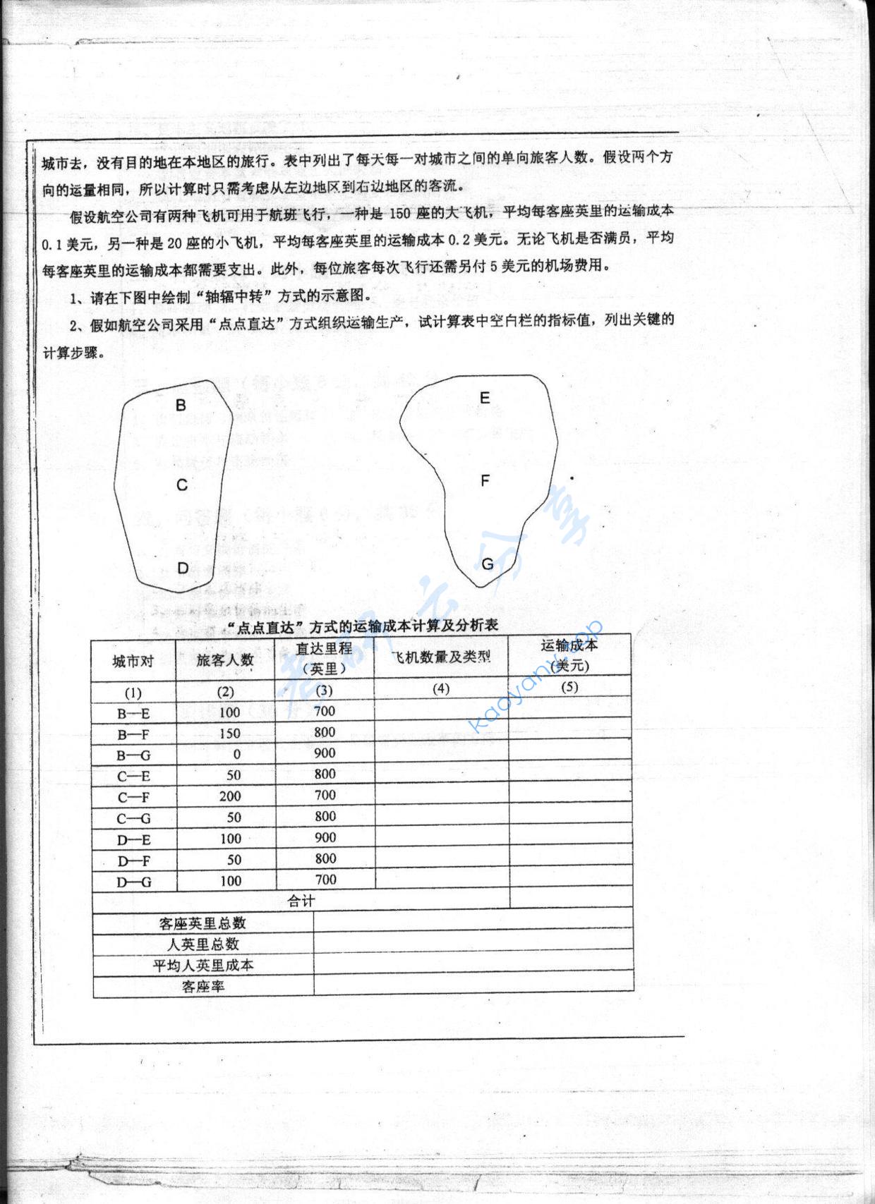 2005年北京理工大学运输经济学考研真题,北京理工大学运输经济学,北京理工大学,运输经济学,第2张