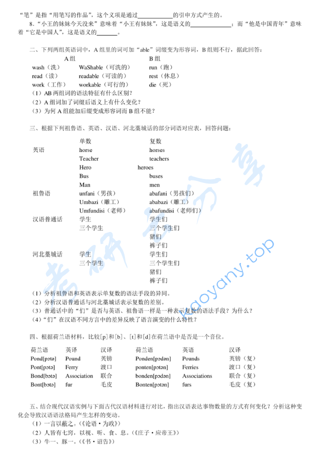 2012年北京师范大学古代汉语及语言学理论考研真题,image.png,北京师范大学古代汉语及语言学理论,北京师范大学,古代汉语及语言学理论,第2张