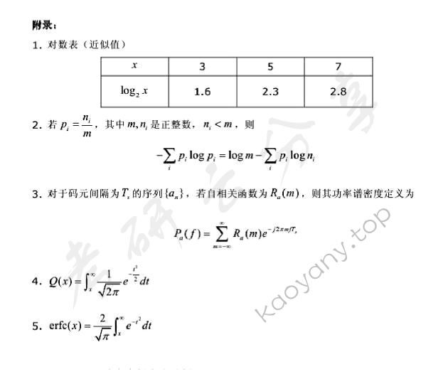 2009年北京邮电大学通信原理考研真题,北京邮电大学通信原理,北京邮电大学,通信原理,第7张