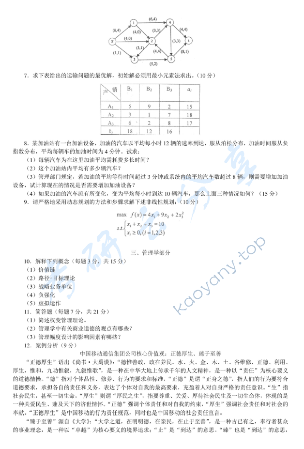 2007年北京邮电大学413工商管理基础考研真题,北京邮电大学工商管理基础,北京邮电大学,工商管理基础,第2张