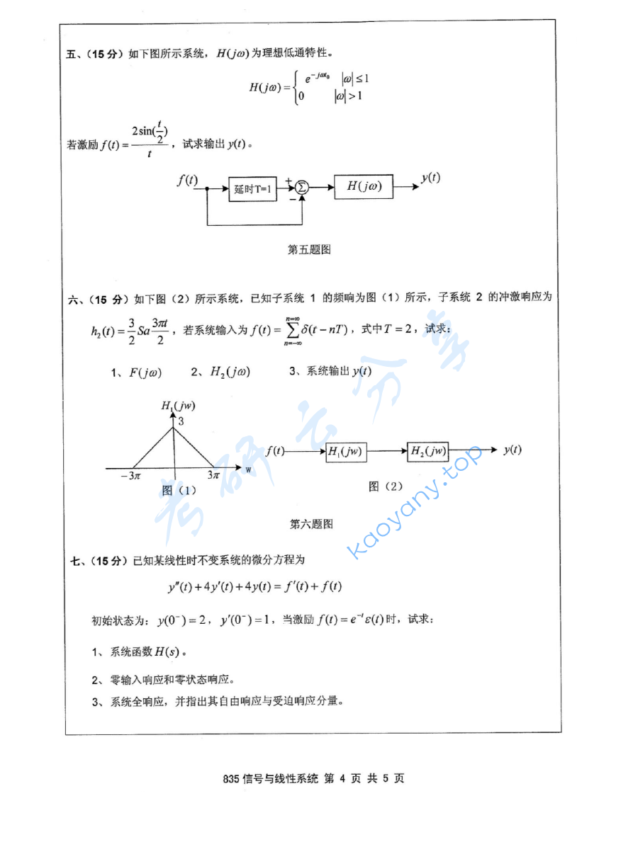 2011年江苏大学835信号与线性系统考研真题,image.png,江苏大学信号与线性系统,江苏大学,信号与线性系统,第4张