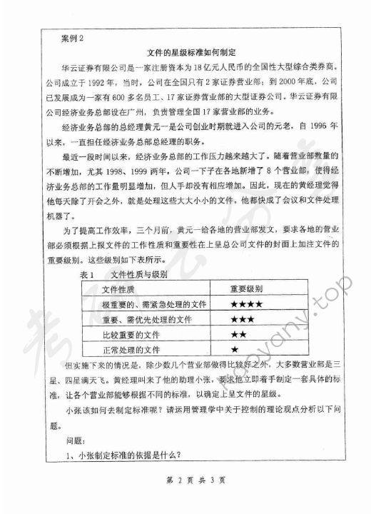2007年浙江师范大学615管理学基础考研真题,浙江师范大学管理学基础,浙江师范大学,管理学基础,第2张