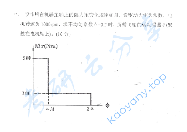 2009年上海理工大学机械原理考研真题,image.png,上海理工大学机械原理,上海理工大学,机械原理,第4张