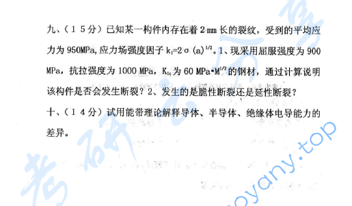 2004年东华大学材料科学基础考研真题,image.png,东华大学材料科学基础,东华大学,材料科学基础,第2张