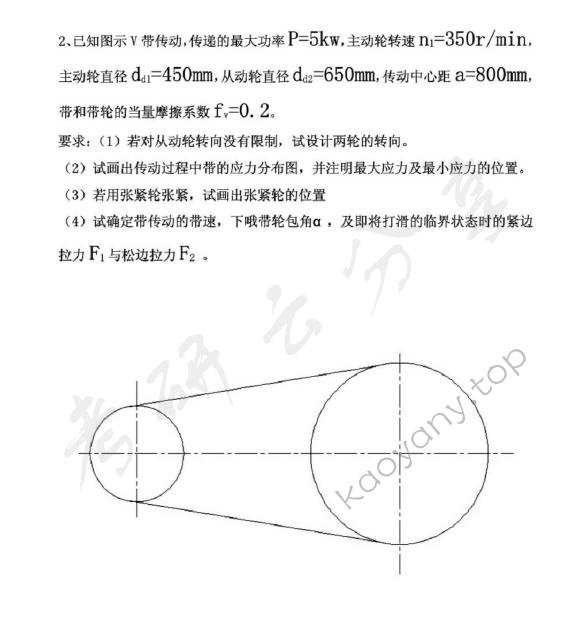 2011年同济大学机械设计考研真题,同济大学机械设计,同济大学,机械设计,第3张