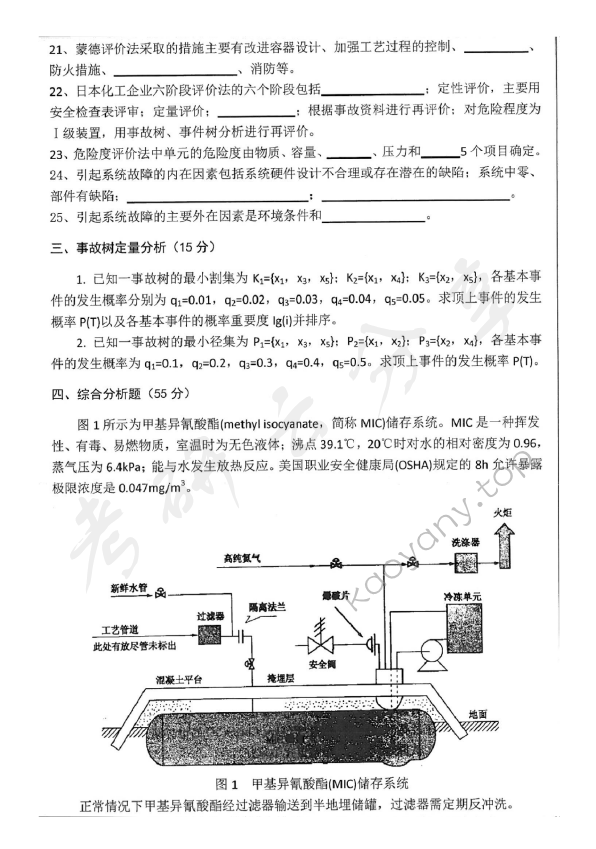 2019年江苏大学838安全系统工程考研真题,江苏大学安全系统工程,江苏大学,安全系统工程,第3张