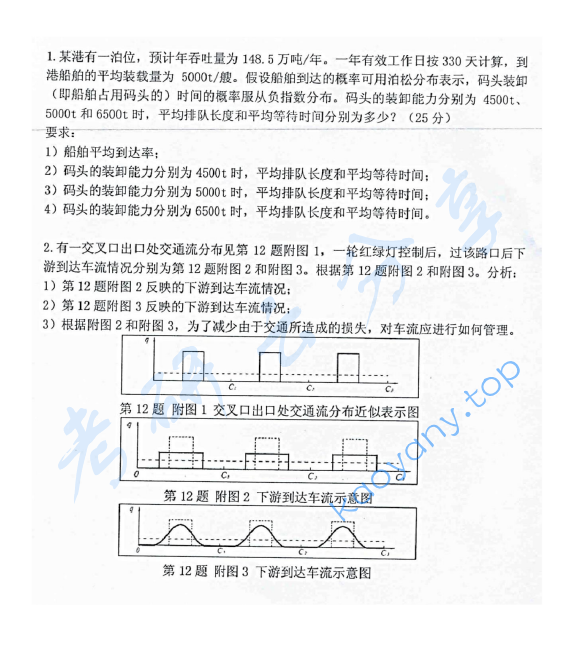 2012年上海海事大学802交通运输工程导论考研真题,上海海事大学交通运输工程导论,上海海事大学,交通运输工程导论,第3张