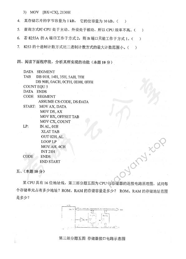 2011年北京航空航天大学972机电工程专业综合考研真题,北京航空航天大学机电工程专业综合,北京航空航天大学,机电工程专业综合,第6张