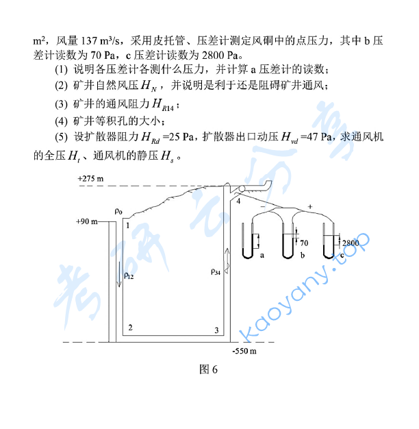 2019年山东科技大学807矿井通风与安全考研真题.pdf,image.png,山东科技大学矿井通风与安全,山东科技大学,矿井通风与安全,第4张