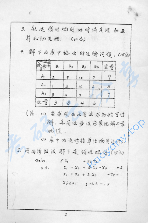 1995年复旦大学线性规划考研真题,image.png,复旦大学线性规划,复旦大学,线性规划,第2张