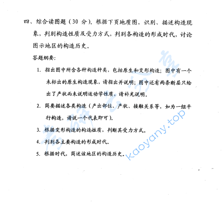 2006年北京大学构造地质学基础考研真题,image.png,北京大学构造地质学基础,北京大学,构造地质学基础,第2张