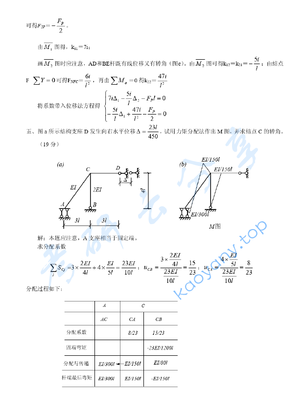 2005年同济大学结构力学考研真题,image.png,同济大学结构力学,同济大学,结构力学,第4张