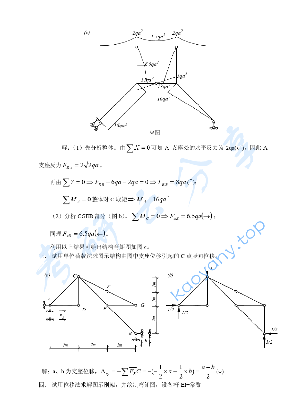 2006年同济大学结构力学考研真题,image.png,同济大学结构力学,同济大学,结构力学,第2张