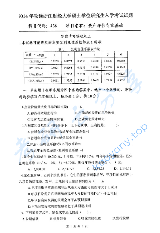 2014年浙江财经大学436资产评估专业基础考研真题.pdf,image.png,浙江财经大学资产评估专业基础,浙江财经大学,资产评估专业基础,第2张