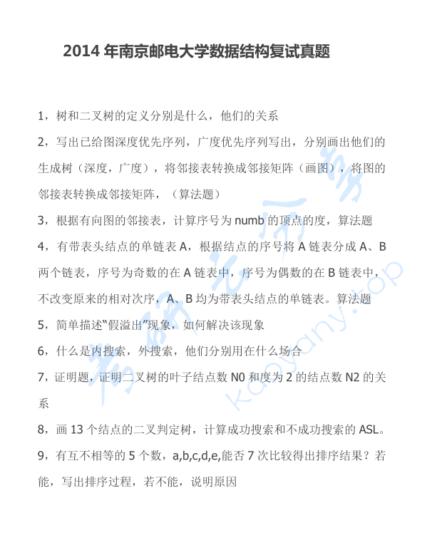 2014年南京邮电大学数据结构复试真题,image.png,南京邮电大学,第1张